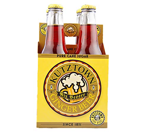 Kutztown Soda Ginger Beer- Case Pack of 24/ 12 oz. Glass Bottles. Pennsylvania's Finest.