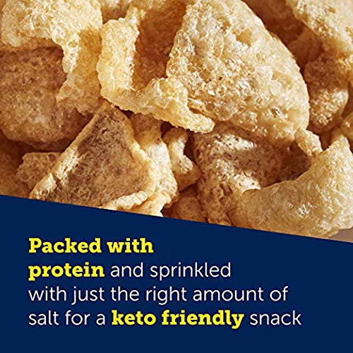 Utz Quality Foods Hot & Spicy Fried Pork Rinds, Keto Friendly Snack, Light and Airy Chicharrones- Case Pack of 12/5 oz. Bags