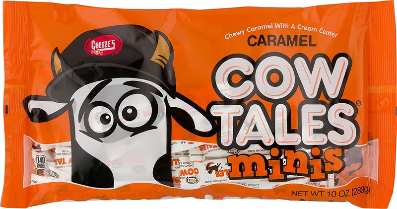 Goetze's Candy Company Original Caramel Mini Cow Tales, 3-Pack 10 oz. Bags