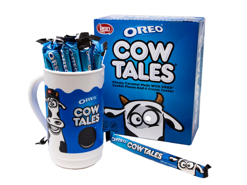 Goetze's Caramel Cow Tales with Oreo Cookie Pieces, 100 Count Box