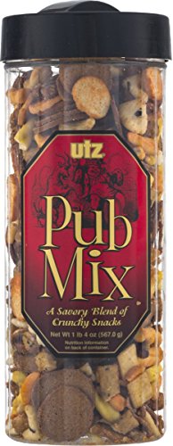 Utz Pub Mix, A Savory Blend of Crunchy Snacks- 20 oz. (2 Containers)