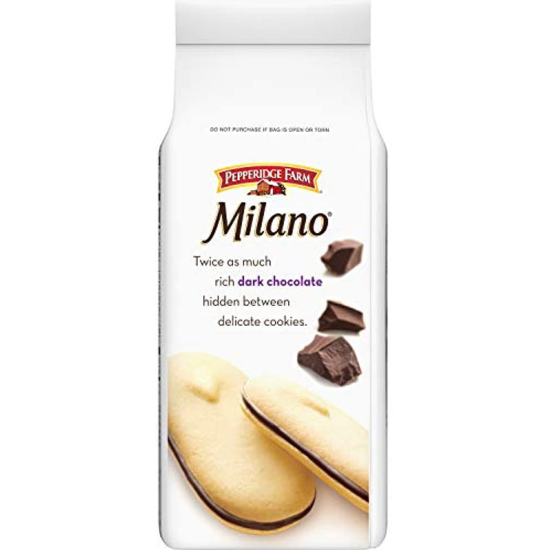 Pepperidge Farm Milano Cookies, Double Dark Chocolate, 3-Pack 7.5-oz. Bag