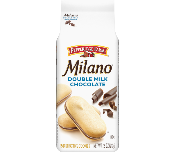 Pepperidge Farm Milano Cookies, Double Milk Chocolate, 3-Pack 7.5 Oz Bag