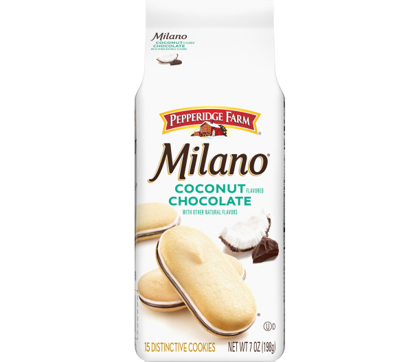 Pepperidge Farm Milano Cookies, Chocolate Coconut, 3-Pack 7 Oz Bag