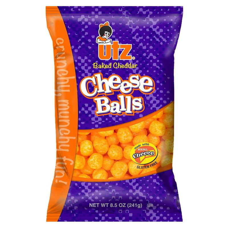 Utz Quality Foods Baked Cheddar Cheese Balls 8.5 oz. Bag