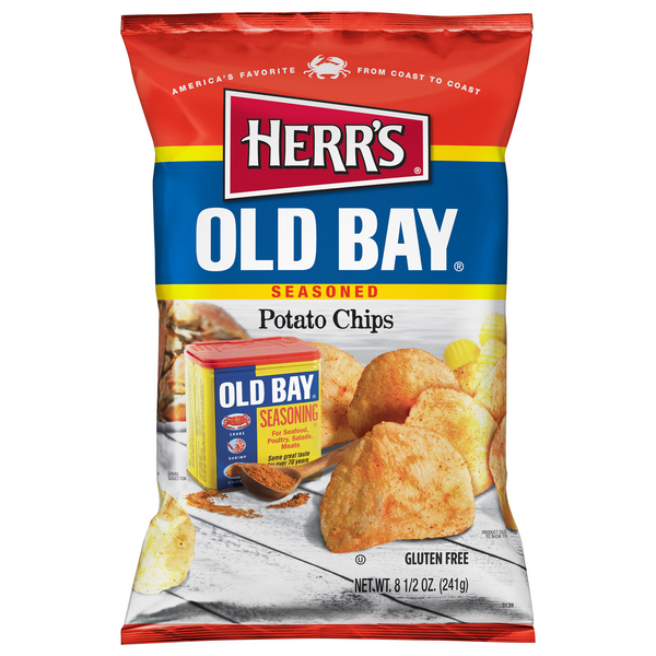 Herr's Old Bay Seasoned Potato Chips, 3-Pack 8.5 oz. Bags
