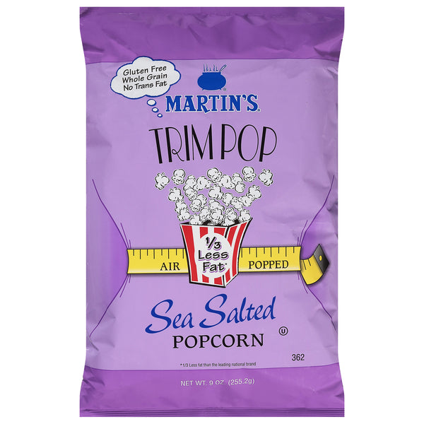 Martin's Trim Pop Sea Salted Popcorn, 9 oz. Bags