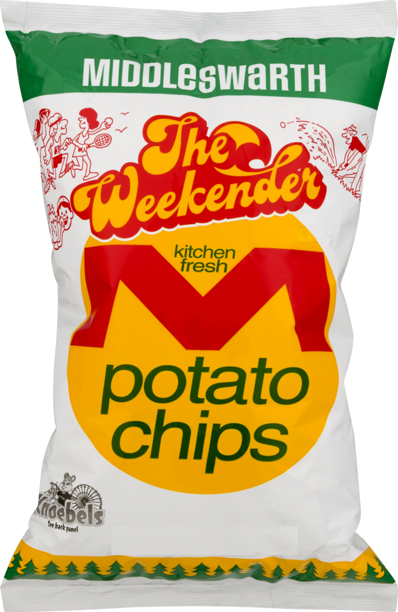 Middleswarth Kitchen Fresh Potato Chips The Weekender - 4-Pack 9 oz. Bags