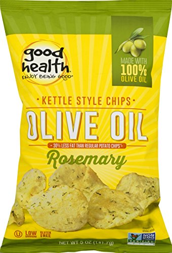 Good Health Olive Oil Kettle Style Chips with Rosemary 5 oz. Bag (3 Bags)