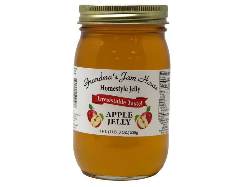 Grandma's Homestyle Apple Jelly, 2-Pack 16 oz. Jars