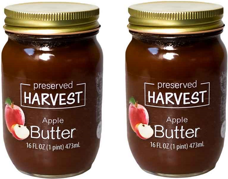 Preserved Harvest Apple Butter, 16 fl. oz. Pint Jars, 2-Pack