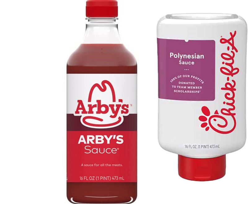 Arby's Original & Chick-fil-A Polynesian Sauce, Variety 2-Pack 16 fl. oz. Bottles