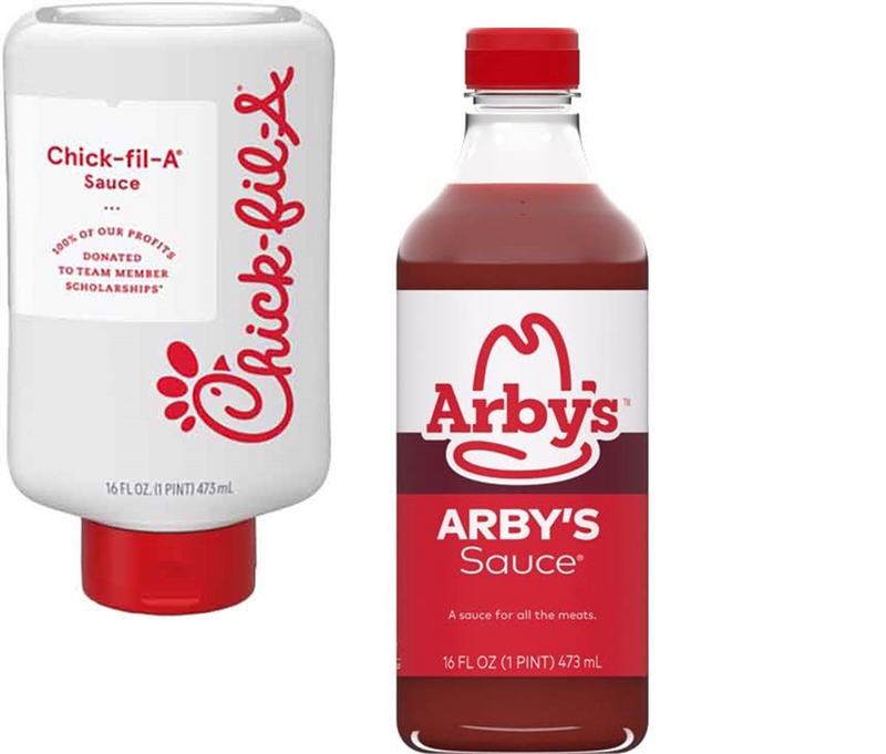 Arby's & Chick-fil-A Original Sauce, Variety 2-Pack 16 fl. oz. Bottles