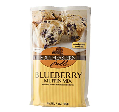 Southeastern Mills Blueberry Muffin Mix- Each 7 oz. Packet Makes 6 Muffins (2 Packets)