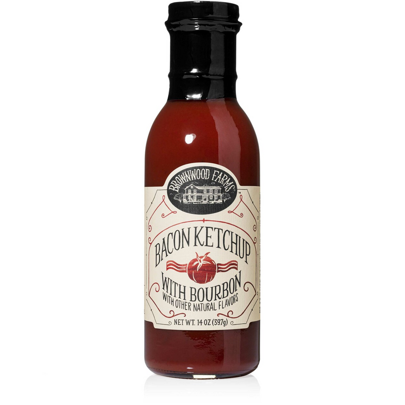 Brownwood Farms Bourbon Infused Bacon Ketchup, 2-Pack 14 oz. Bottles