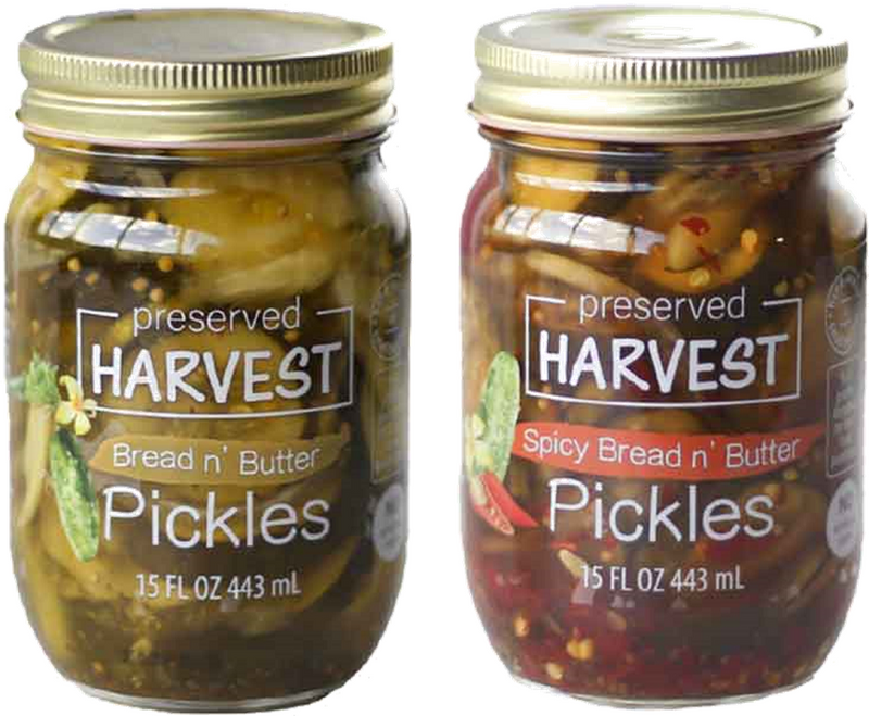 Preserved Harvest Bread n' Butter Pickles, 15 oz. Jars, 2-Pack