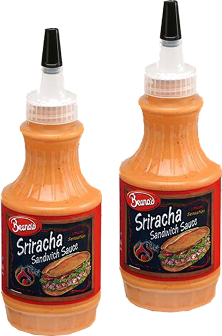 Beano's Sriracha Sandwich Sauce, 2-Pack 8 fl. oz. Bottles