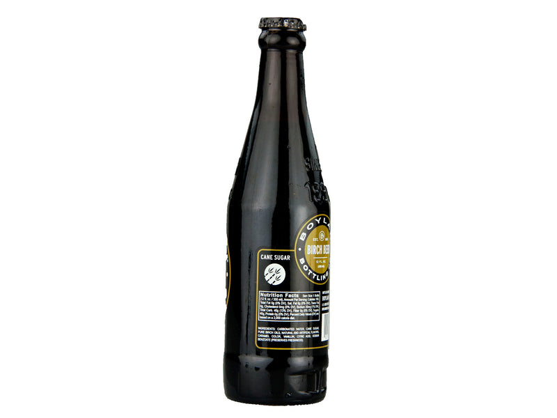 Boylan Bottling Co. Cane Sugar Soda, Birch Beer, 24-Pack Case 12 fl. oz. Bottles