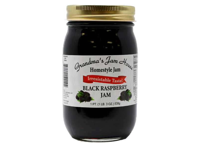Grandma's Homestyle Black Raspberry Jam, 2-Pack 16 oz. Jars