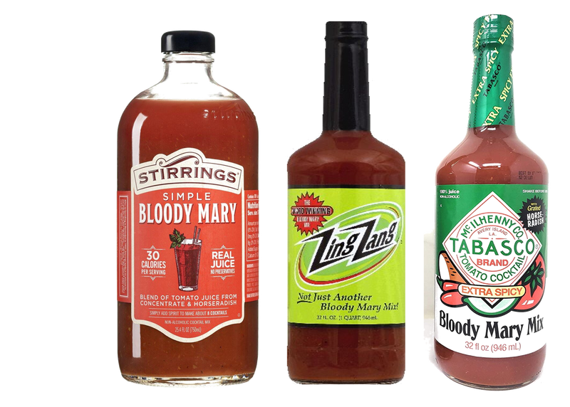 Stirrings, Tabasco & Zing Zang Bloody Mary Non-Alcoholic Cocktail Mix, For Bloody Mary Lovers, Variety 3-Pack
