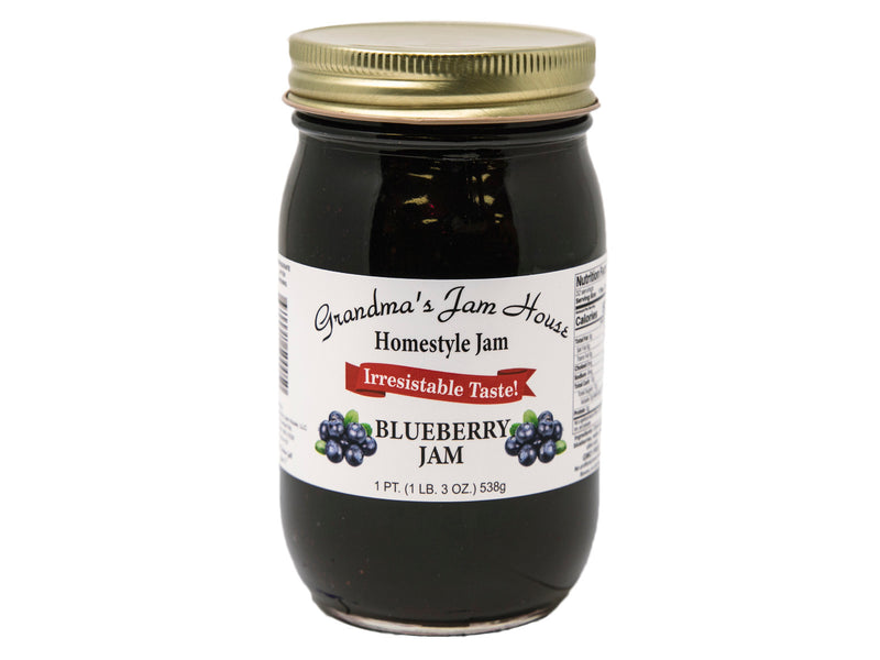 Grandma's Homestyle Blueberry Jam, 2-Pack 16 oz. Jars