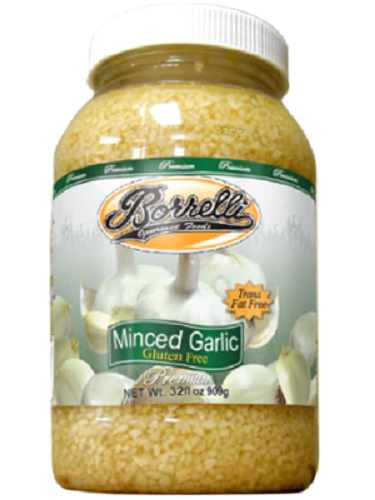 Borrelli Gourmet Foods Minced Garlic, 32 fl. oz. (909g) Jar