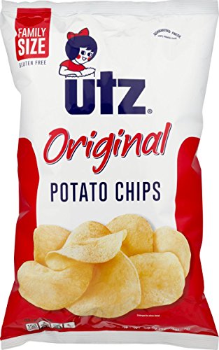 UTZ Original Potato Chips, 3-Pack Family Size Bags
