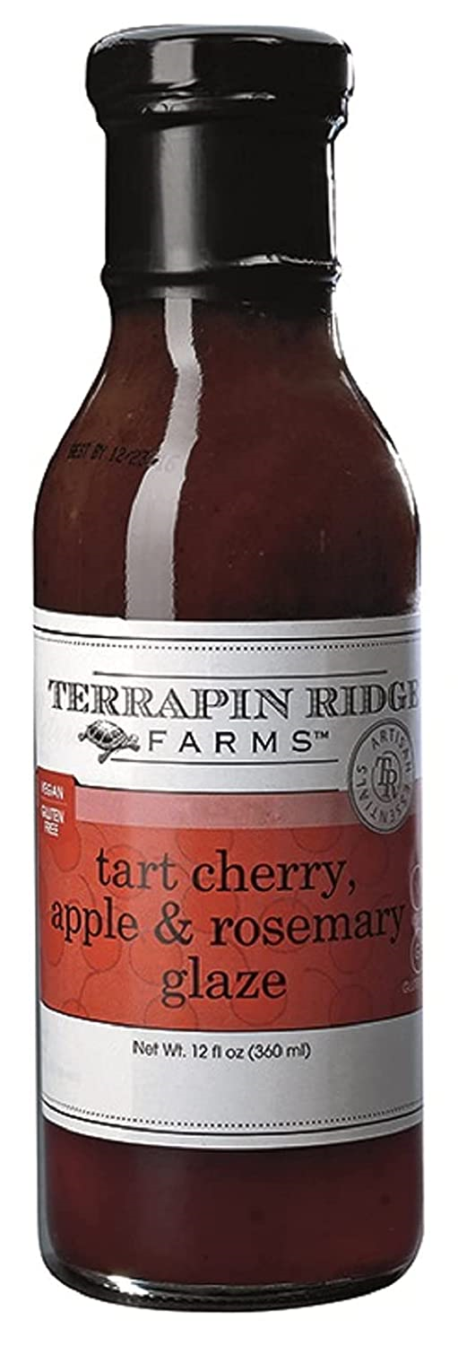 Terrapin Ridge Farms Gourmet Glaze, Tart Cherry, Apple & Rosemary, 2-Pack 12 oz. Bottles
