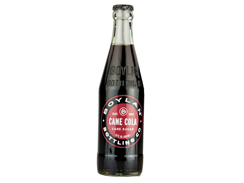 Boylan Bottling Co. Cane Sugar Soda, Cola, 24-Pack Case 12 fl. oz. Bottles