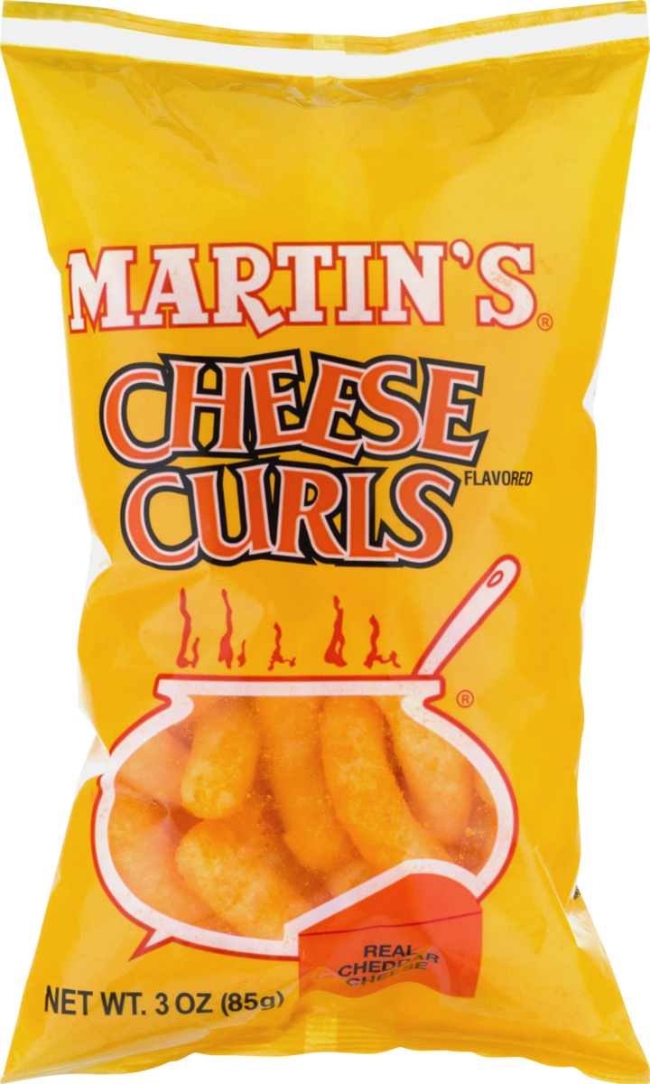 Martin's Cheddar Cheese Curls, 3 oz. Bags