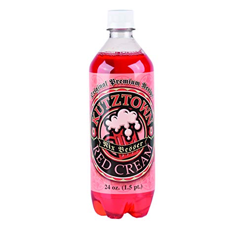 Kutztown Soda- Your Choice of 9 Flavors in a Case Pack of 24/ 24 oz. Bottles (Red Cream)