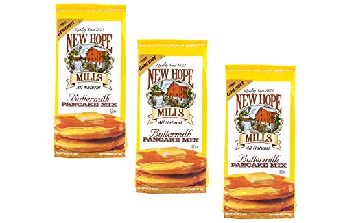 New Hope Mills Buttermilk Pancake Mix- 32 oz. Bags (Three Bags)