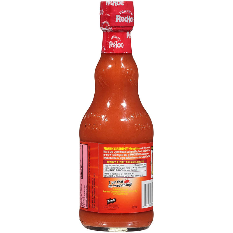 Frank's Original Cayenne Pepper RedHot Sauce, 2-Pack 12 fl. oz. Bottles