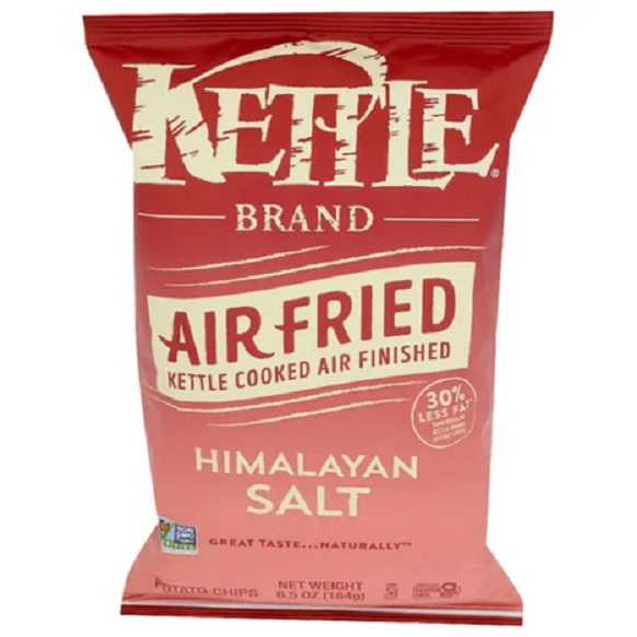 Kettle Brand Air Fried Himalayan Salt Kettle Potato Chips, 6.5 oz. Bags