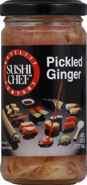 Sushi Chef Natural Pickled Ginger, 2-Pack 6 oz. Jars