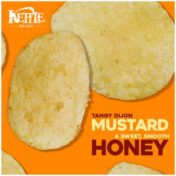 Kettle Brand Honey Dijon Kettle Cooked Potato Chips, 7.5 oz. Bags