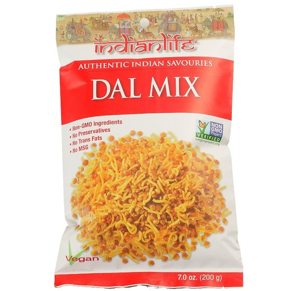 IndianLife Ready-To-Eat Non GMO, Dal Mix, 3-Pack 7 oz. Bags