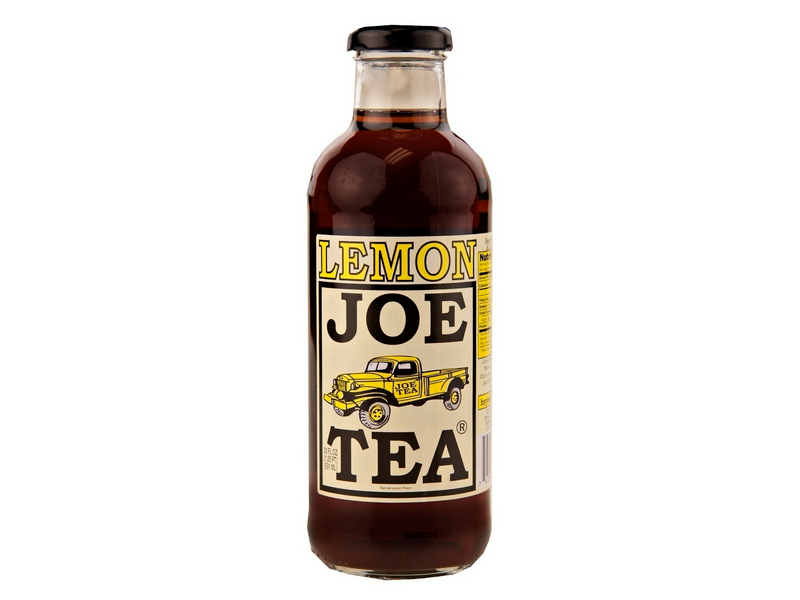 Joe Tea Lemon Tea 20 fl. oz. Glass Bottles- Case Pack of 12