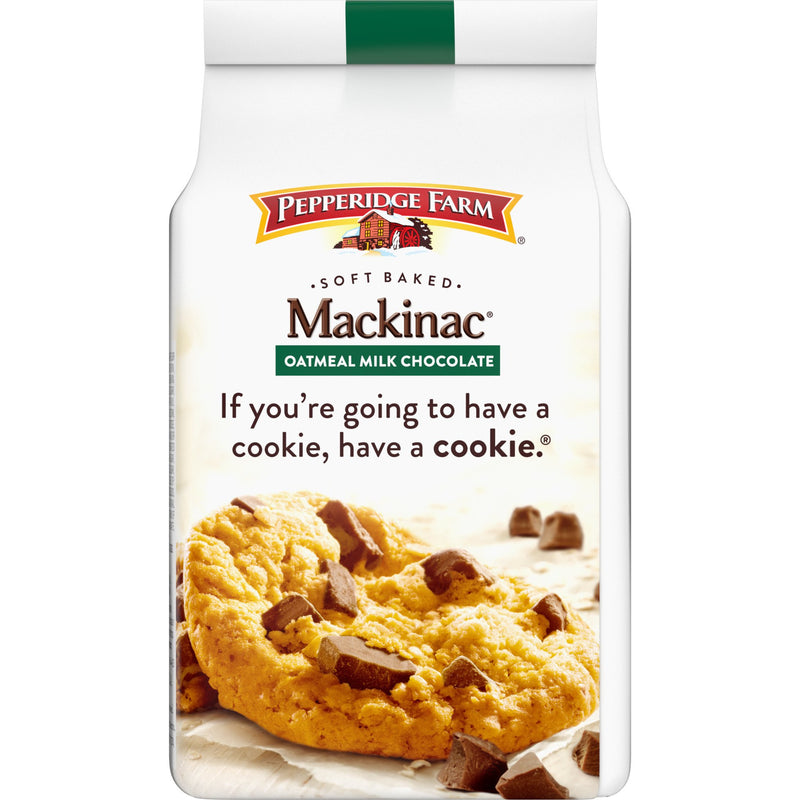 Pepperidge Farm Mackinac Soft Baked Oatmeal Milk Chocolate Cookies, 3-Pack 8.6 oz. Bag