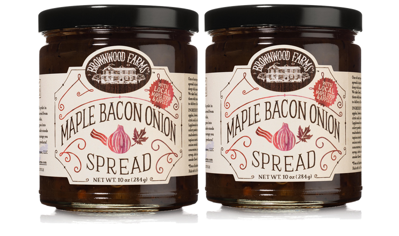 Brownwood Farms Maple Bacon Onion Spread, 2-Pack 10 oz. Jars