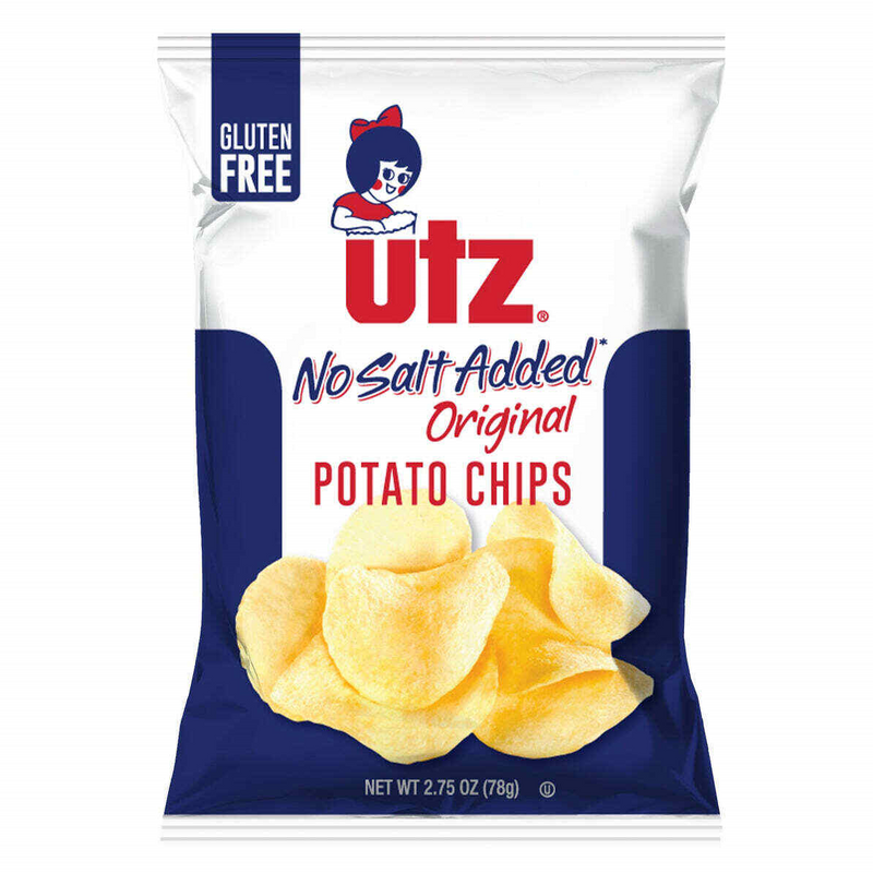 Utz Quality Foods Original Potato Chips, 14 Count Carton Single Serve Bags