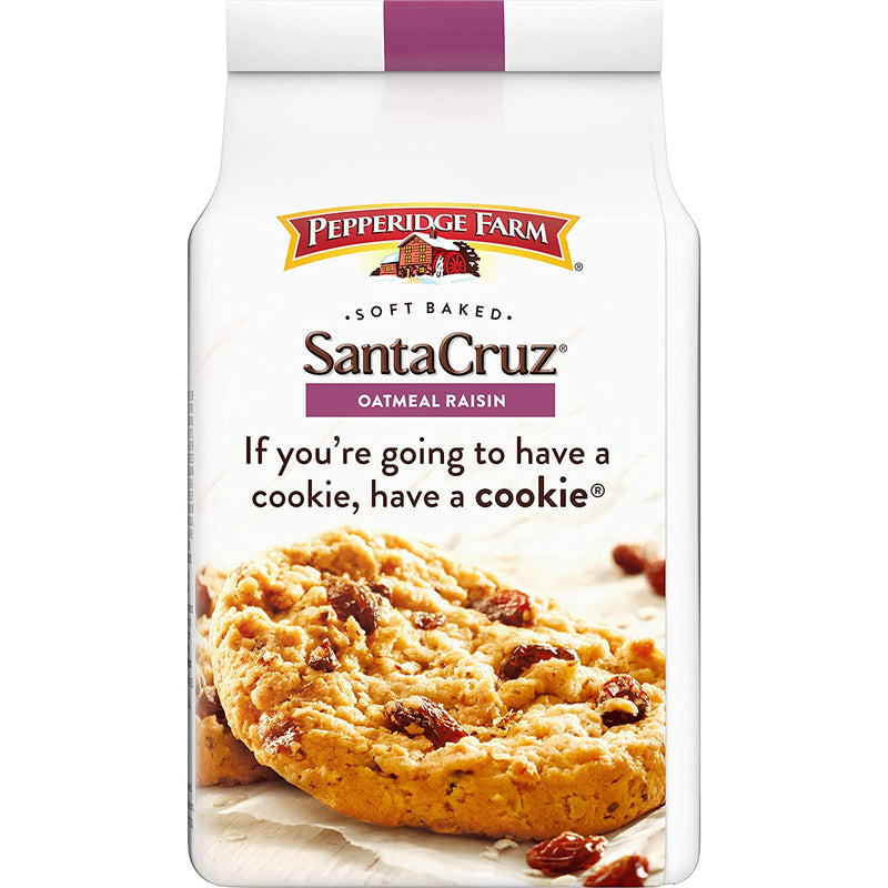 Pepperidge Farm Santa Cruz Soft Baked Oatmeal Raisin Cookies, 3-Pack 8.6 oz. Bag