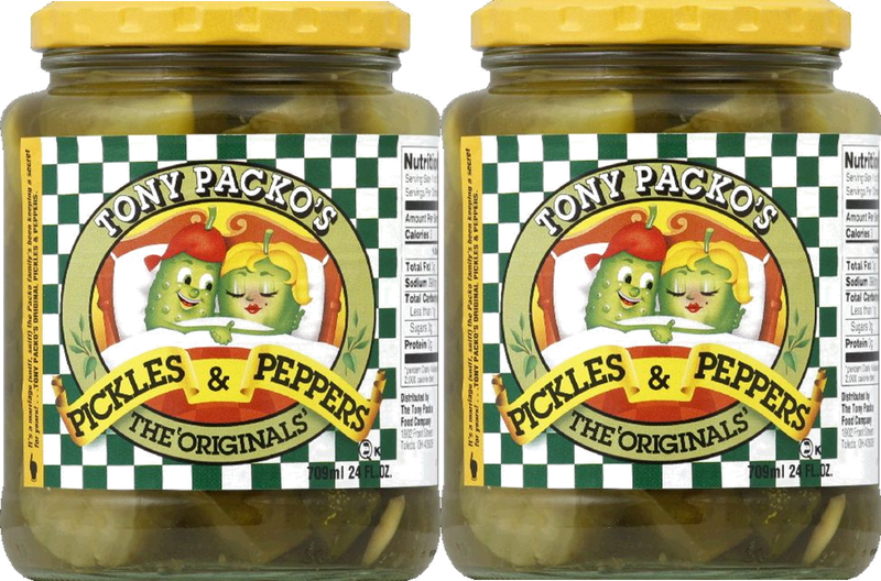 Tony Packo's Pickles & Peppers, 2-Pack 24 oz. Jars (The Originals)