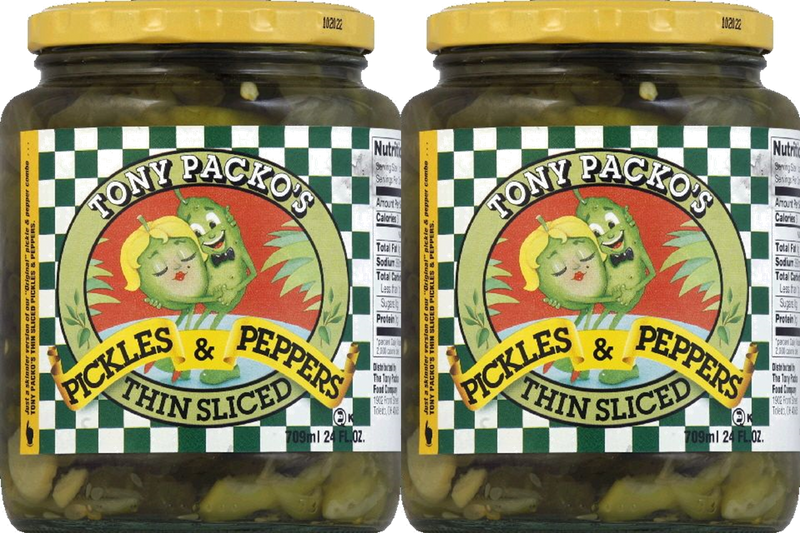 Tony Packo's Pickles & Peppers, 2-Pack 24 oz. Jars (Thin Sliced)