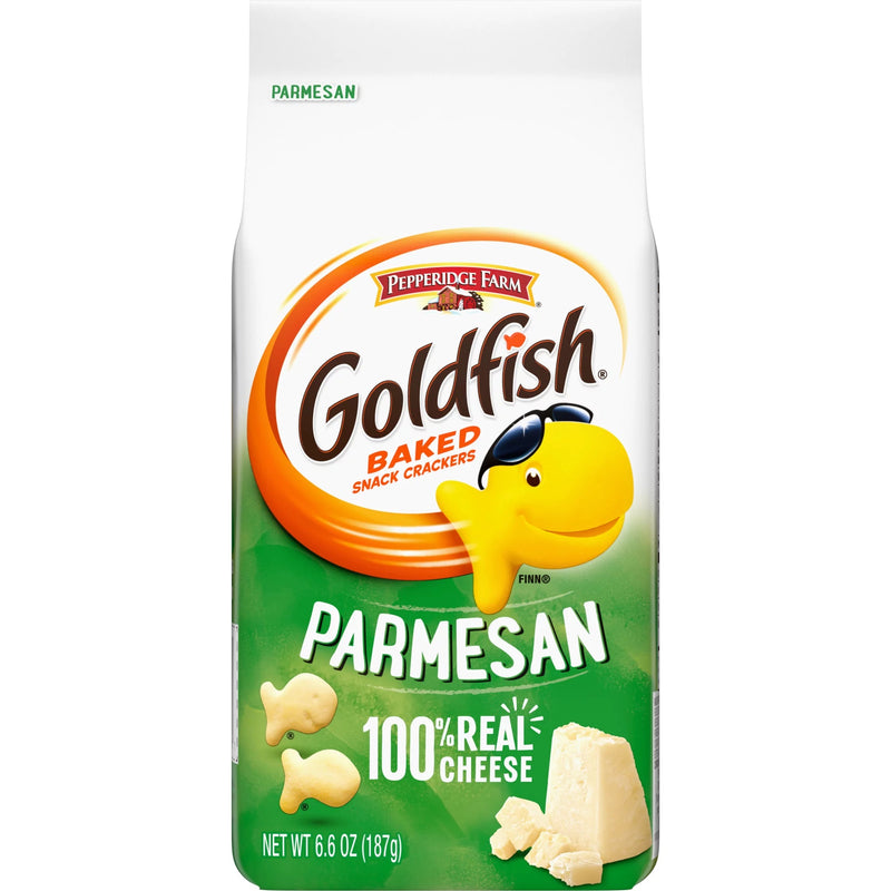 Pepperidge Farm Goldfish, Parmesan Flavor Crackers, 3-Pack 6.6 oz. Bag