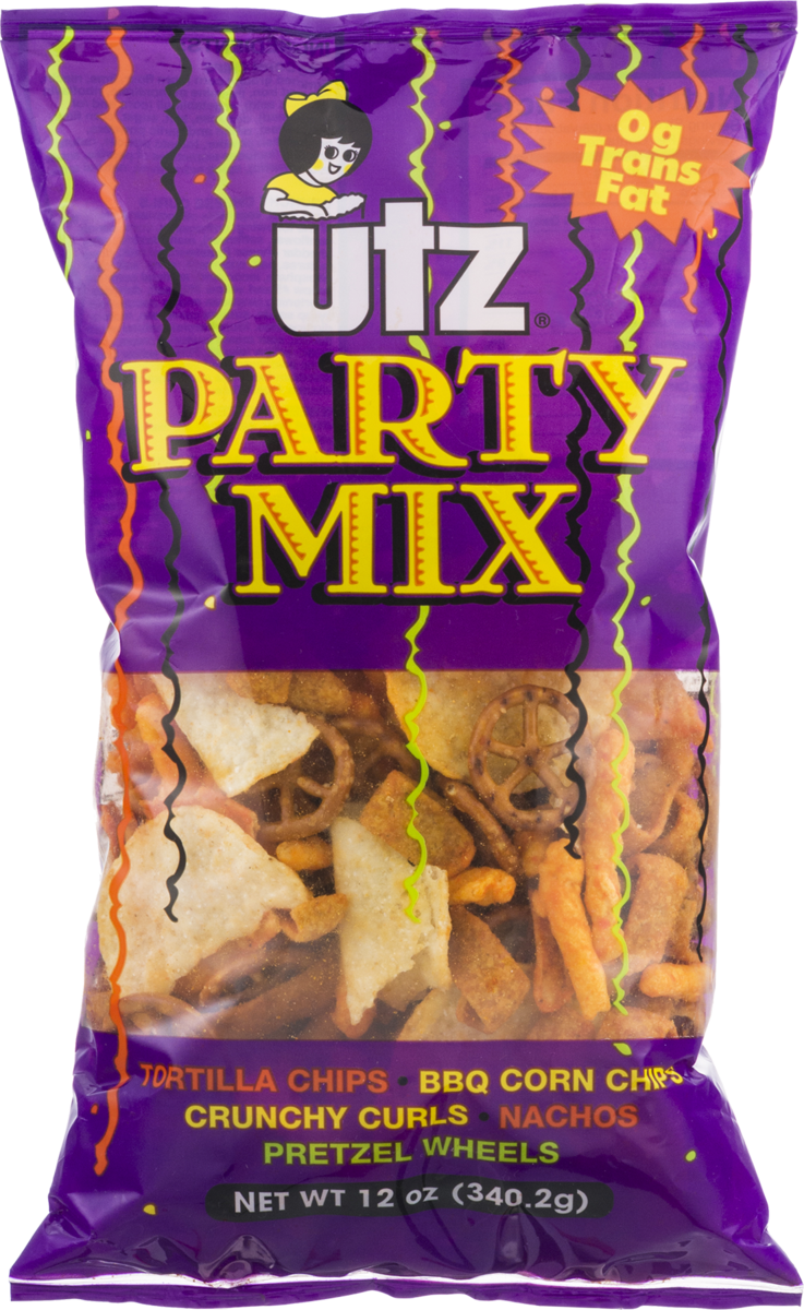 Utz Quality Foods Party Mix, 4-Pack 12oz. Bags