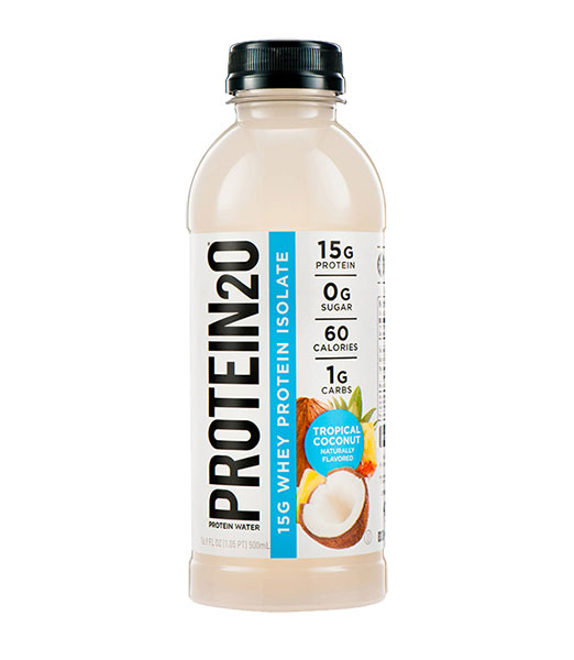 Protein2o 15g Whey Protein Infused Water, 12-Pack 16.9 oz Bottles (Tropical Coconut)