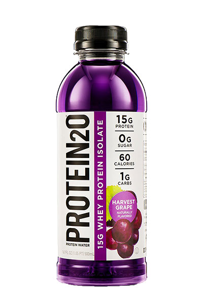 Protein2o 15g Whey Protein Infused Water, 12-Pack 16.9 oz Bottles (Harvest Grape)