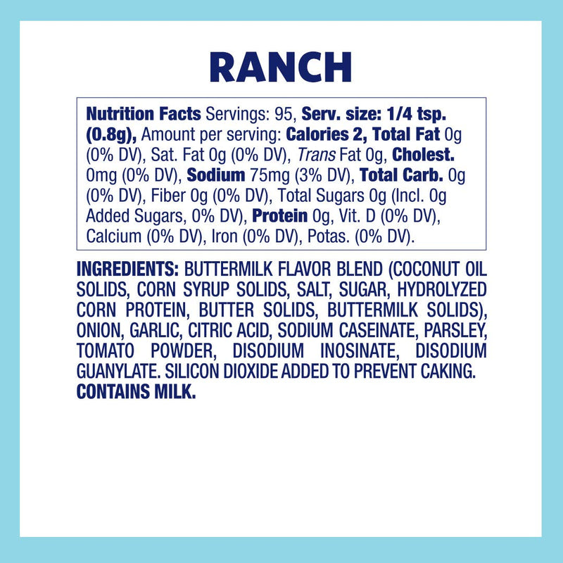 Kernel Season's Ranch Popcorn Seasoning, 2-Pack 2.7 oz. Jars