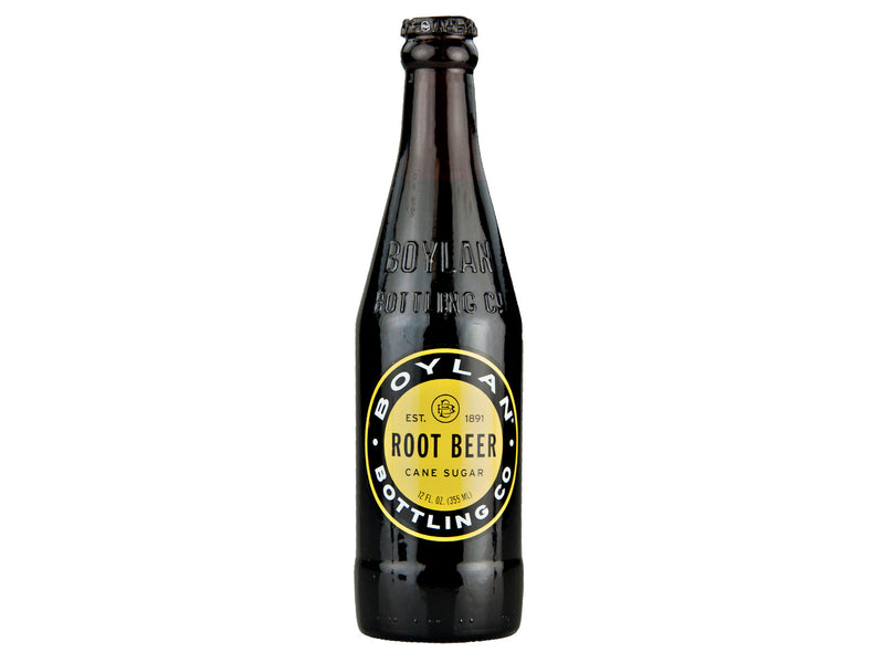 Boylan Bottling Co. Cane Sugar Soda, Root Beer, 24-Pack Case 12 fl. oz. Bottles